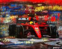 Постер А3 "F1 рекорды Феррари" Екатерина Шерстнёва