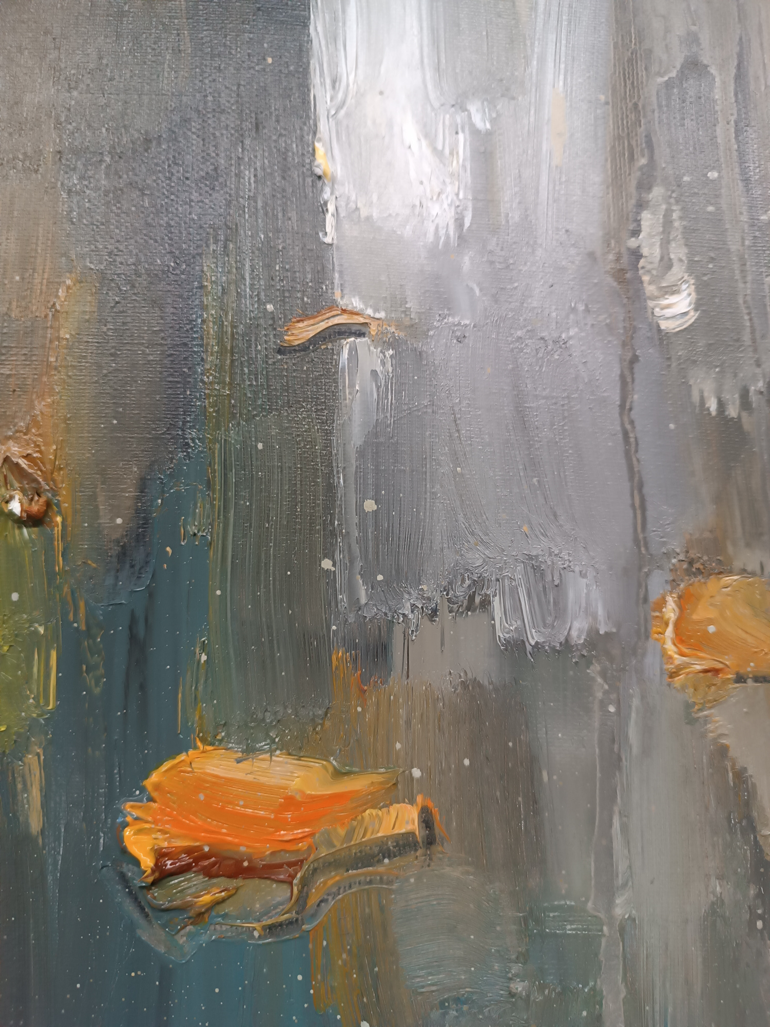 Отражение в луже. Анастасия Попова